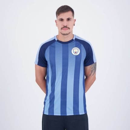 Camisa Manchester City Stripes Marinho - Marca SPR