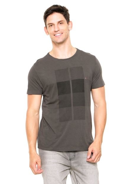 Camiseta Aramis Geométrica Cinza - Marca Aramis