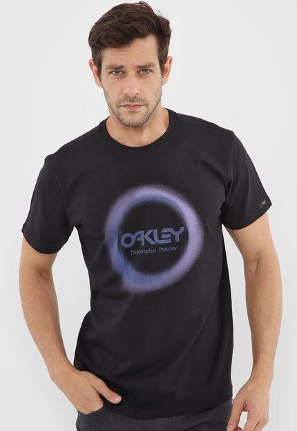 Camiseta Oakley Thermonuclear Aurea Preta - Marca Oakley
