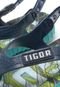 Chinelo Tigor T. Tigre Menino Elástico Verde - Marca Tigor T. Tigre