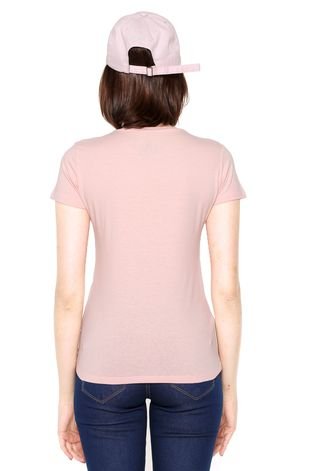 Camiseta Polo Wear Básica Rosa