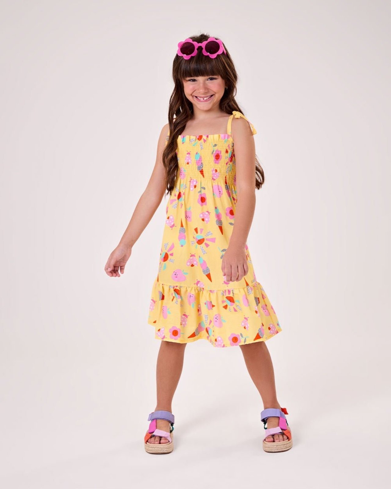 Vestido Midi InFantil Feminino Somnii - Marca Somnii