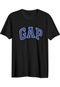 Camiseta GAP Logo Bordado Preta - Marca GAP