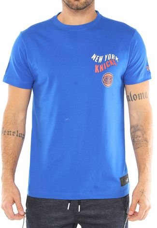 Camiseta New Era Logo New York Knicks Azul - Compre Agora