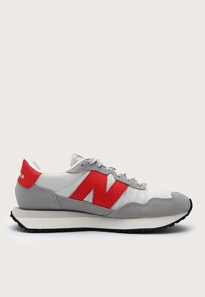 Tenis Lifestyle Gris Rojo Blanco New Balance 237 Compra Ahora