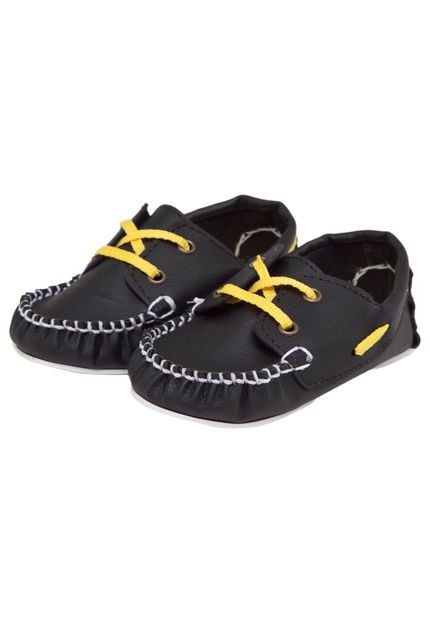 Mocassim Tricae Infantil Liso Preto - Marca Tricae