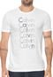 Camiseta Calvin Klein Jeans Refletido Branca - Marca Calvin Klein Jeans