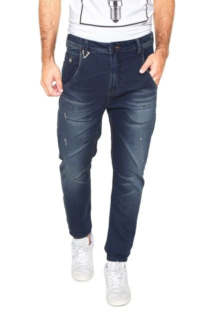 Calça Jeans Triton Slim Urban Flex Azul-marinho - Marca Triton