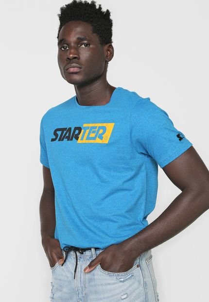 Camiseta S Starter Logo Azul - Marca S Starter