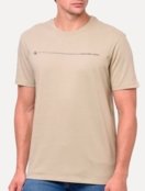 Camiseta Calvin Klein Jeans Masculina Sustainable Outline Sash Logo Cáqui Claro - Marca Calvin Klein