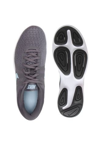 Tênis Nike Wmns Revolution 4 Cinza/Azul