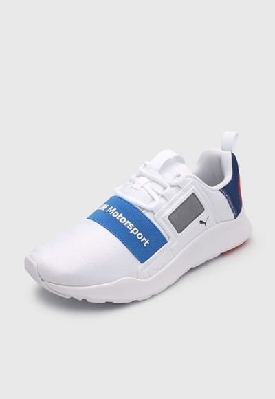Tenis Lifestyle Blanco-Azul-Rojo BMW MMS Wired Cage - Compra Ahora Colombia