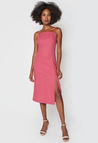 Vestidos Feminino Hering Rosa - Compre Já