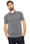 Camisa Polo Dudalina Reta Cinza - Marca Dudalina