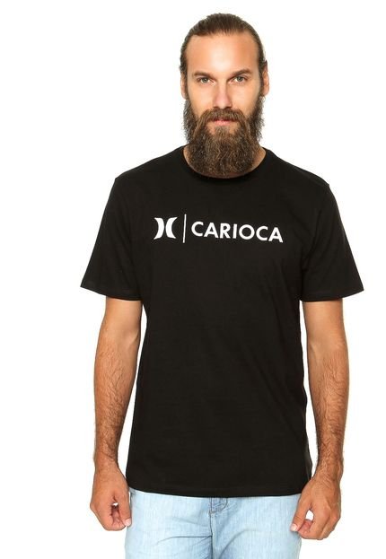 Camiseta Hurley Carioca Preta - Marca Hurley