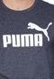 Camiseta Puma Essentials   Heather Azul-marinho - Marca Puma