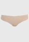 Calcinha Calvin Klein Underwear Fio Dental Corte Laser Skin Bege - Marca Calvin Klein Underwear