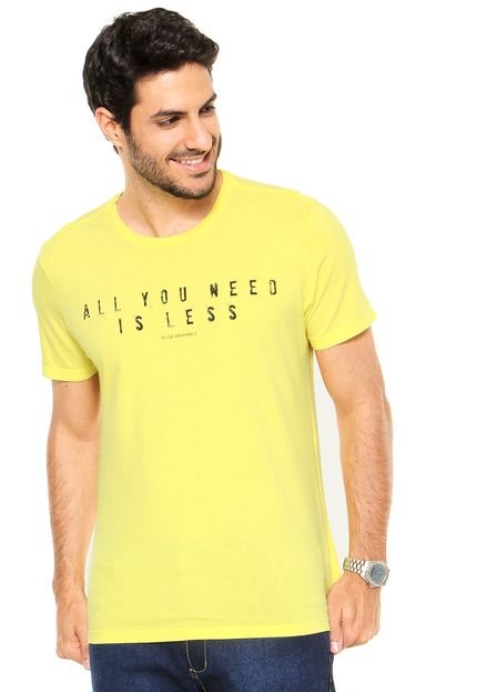 Camiseta Ellus Fine You Need Amarela - Marca Ellus