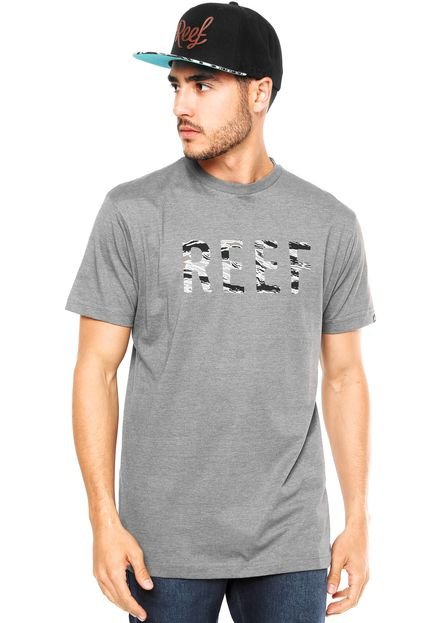 Camiseta Reef Camo Cinza - Marca Reef