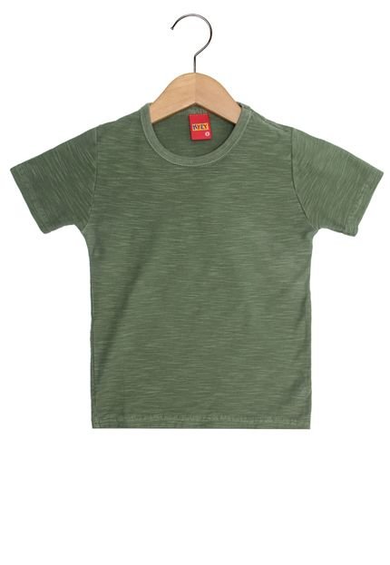 Camiseta Kyly Manga Curta Menino Verde - Marca Kyly
