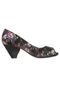 Peep Toe FiveBlu Estampa Floral - Marca FiveBlu