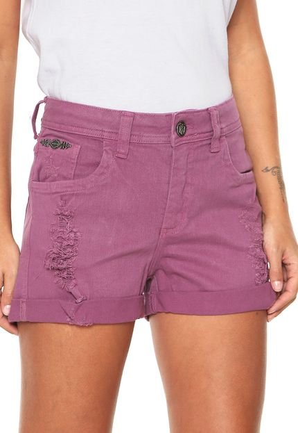 Short Sarja Triton Reto Teca Roxo - Marca Triton