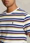 Camiseta Polo Ralph Lauren Listras Branca - Marca Polo Ralph Lauren