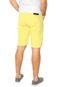 Bermuda Calvin Klein Jeans Bolsos Amarela - Marca Calvin Klein Jeans