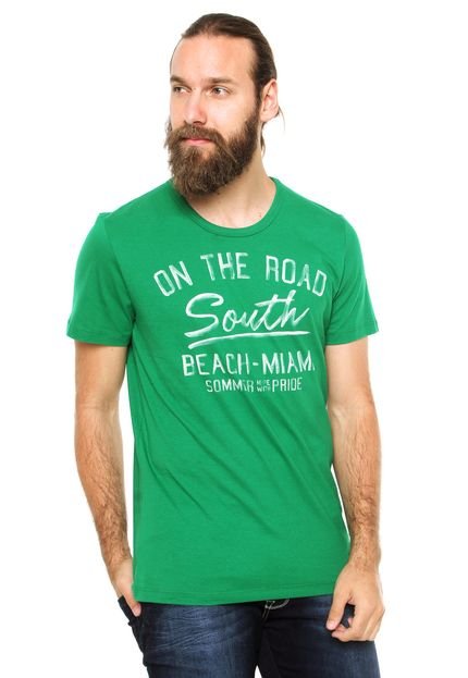 Camiseta Sommer Beach Verde - Marca Sommer