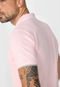 Camisa Polo Aramis Reta Bordado Rosa - Marca Aramis