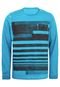 Camiseta Oakley Mod Low Stripes Ls Sp Jet Azul - Marca Oakley