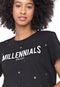 Camiseta Colcci Millennials Preta - Marca Colcci