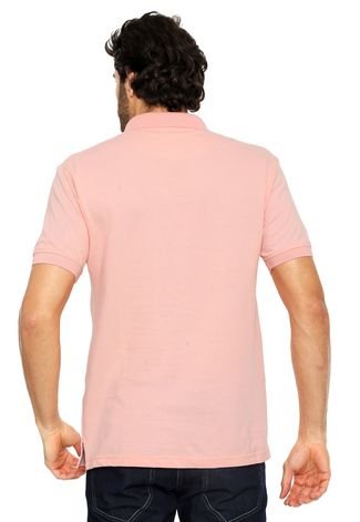 Camisa Polo U.S. Polo Bordado Rosa
