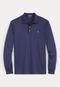 Camisa Polo Polo Ralph Lauren Reta Logo Azul - Marca Polo Ralph Lauren