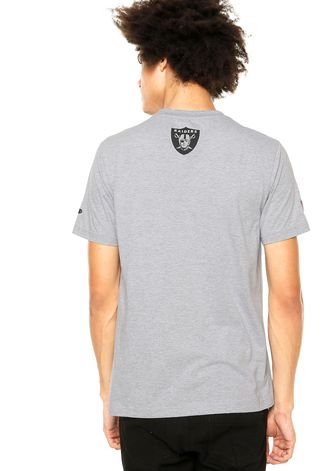 Camiseta New Era Oakland Raider Cinza