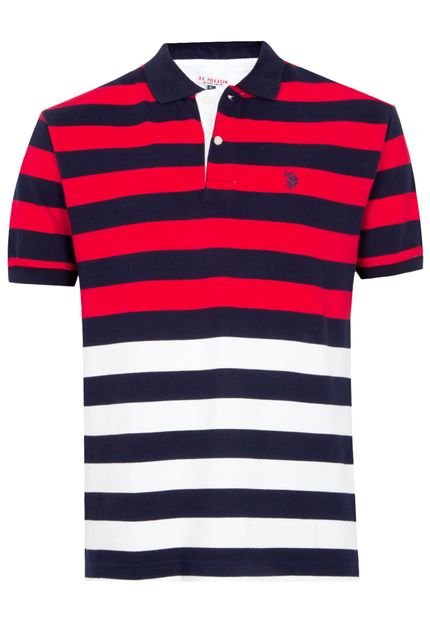 Camisa Polo U.S. Polo Básica Vermelha - Marca U.S. Polo