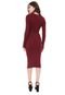 Vestido John John Midi Rib Vermelho - Marca John John