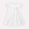 Vestido Infantil Menina Flor Milon Branco - Marca Milon