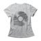 Camiseta Feminina Vinyl Sounds Better - Mescla Cinza - Marca Studio Geek 