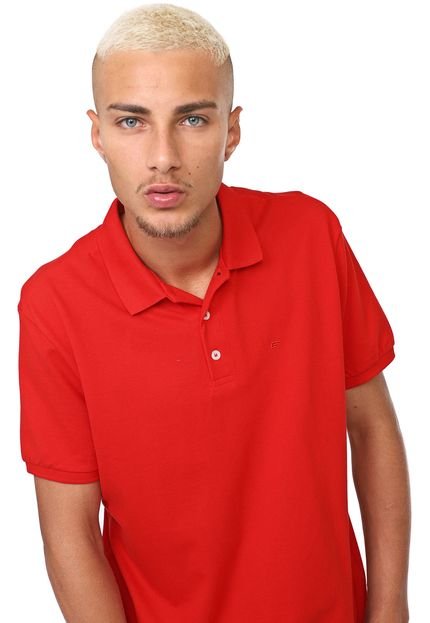 Camisa Polo Ellus Reta Lisa Vermelha - Marca Ellus