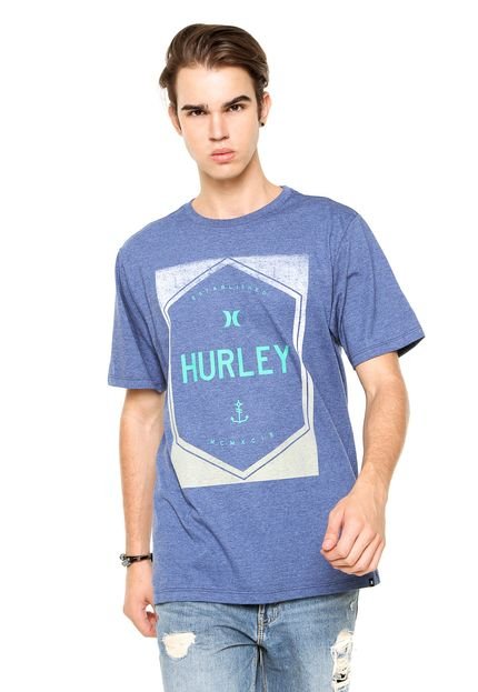 Camiseta Hurley Knocked Out Azul - Marca Hurley