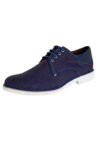 Sapato Casual Ferracini Oxford Urban Azul