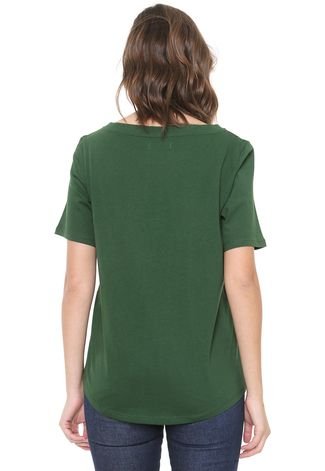 Camiseta Triton Bordada Verde