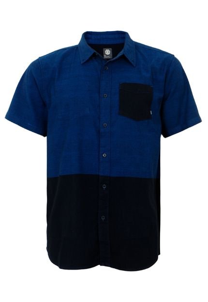 Camisa Element Básica Steel Azul - Marca Element