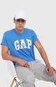 Camiseta Azul Royal-Blanco GAP