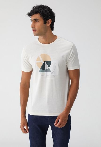 Camiseta Aramis Reta Off White - Marca Aramis