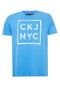Camiseta Calvin Klein Jeans Plac Azul - Marca Calvin Klein Jeans