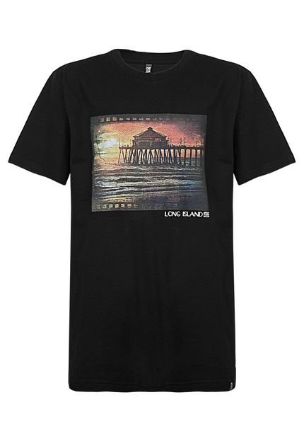 Camiseta Long Island Sun Preta - Marca Long Island