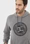 Moletom Flanelado Fechado DC Shoes Circle Cinza - Marca DC Shoes