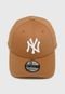 Boné Aberto New Era Snapback New York Yankees Aba Curva Caramelo - Marca New Era